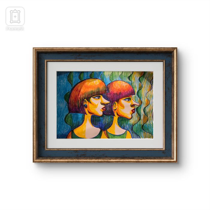 Obraz autorski " W jedną stronę "