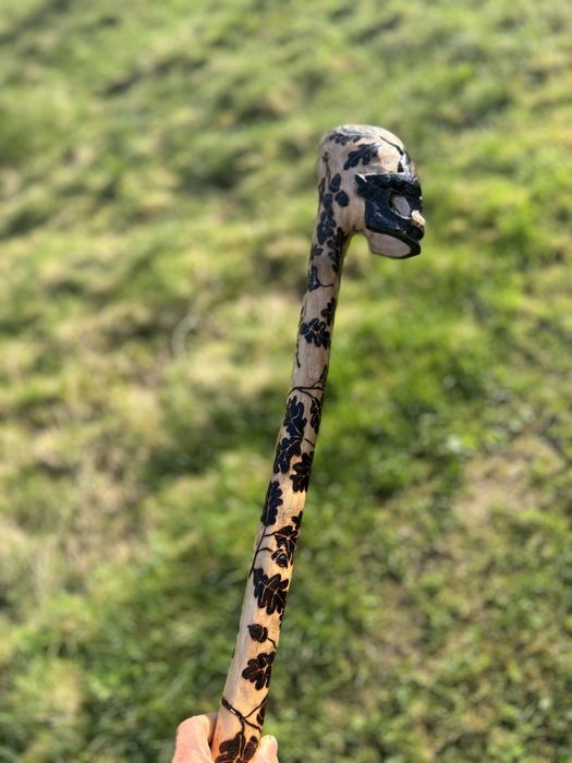 Трость с черепом ручная работа