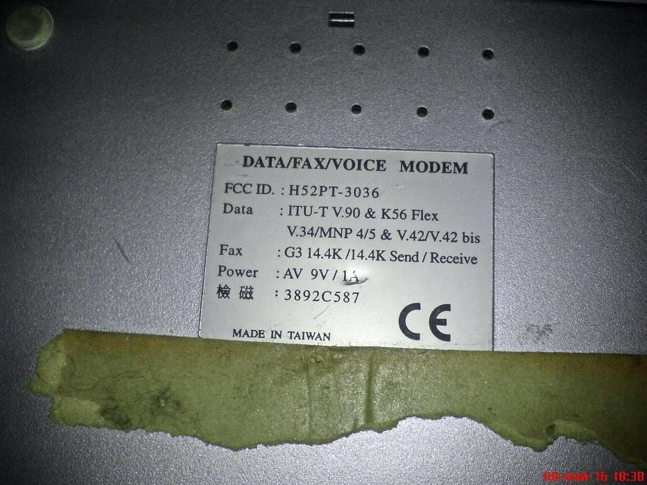 Голосовой Факс Модемы-3шт. Без Б.П. H52PT-3030; H52PT-3036;
