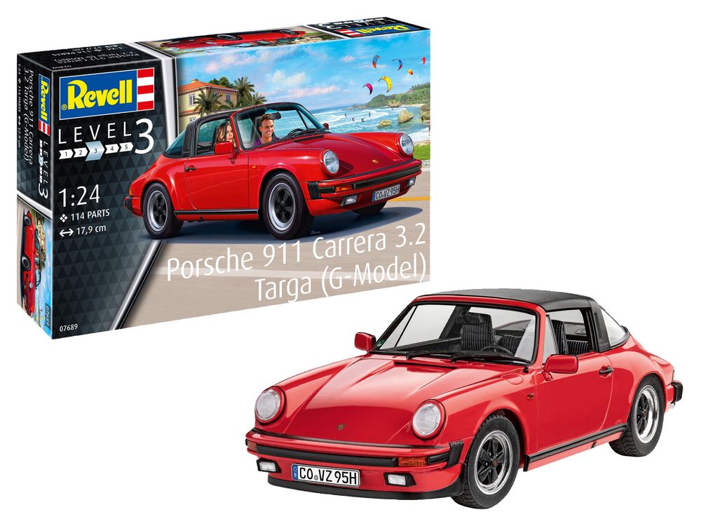 SAMOCHÓD model 1/24 Revell 07689 PORSCHE 911 G MODEL TARGA