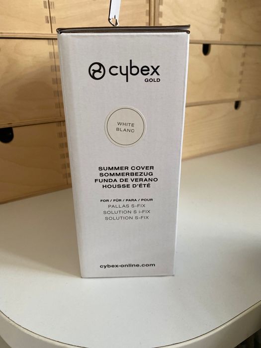Pokrowiec Letnia tapicerka do fotelika Cybex Solution S/S2 I-FIX biały