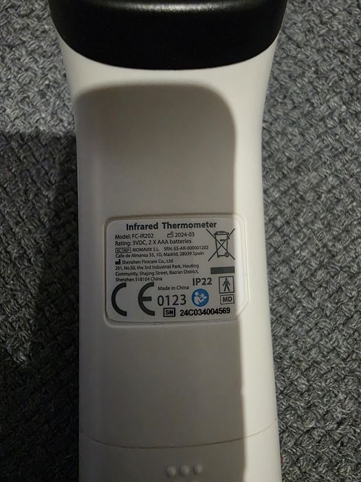 Termometr Bezdotykowy na Podczerwień Medyczny Elektroniczny dla Dzieci