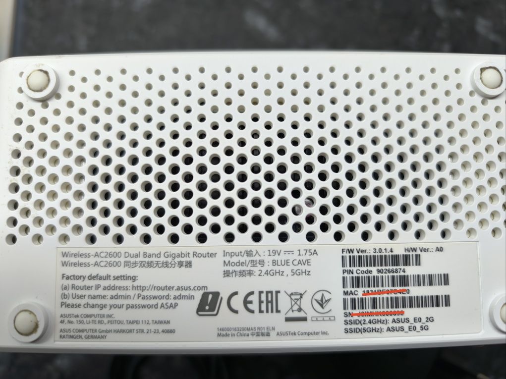 Router ASUS Bluecave