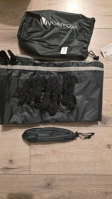 V VONTOX Tarp, plandeka namiotowa, wodoszczelna, 3 x 3 m