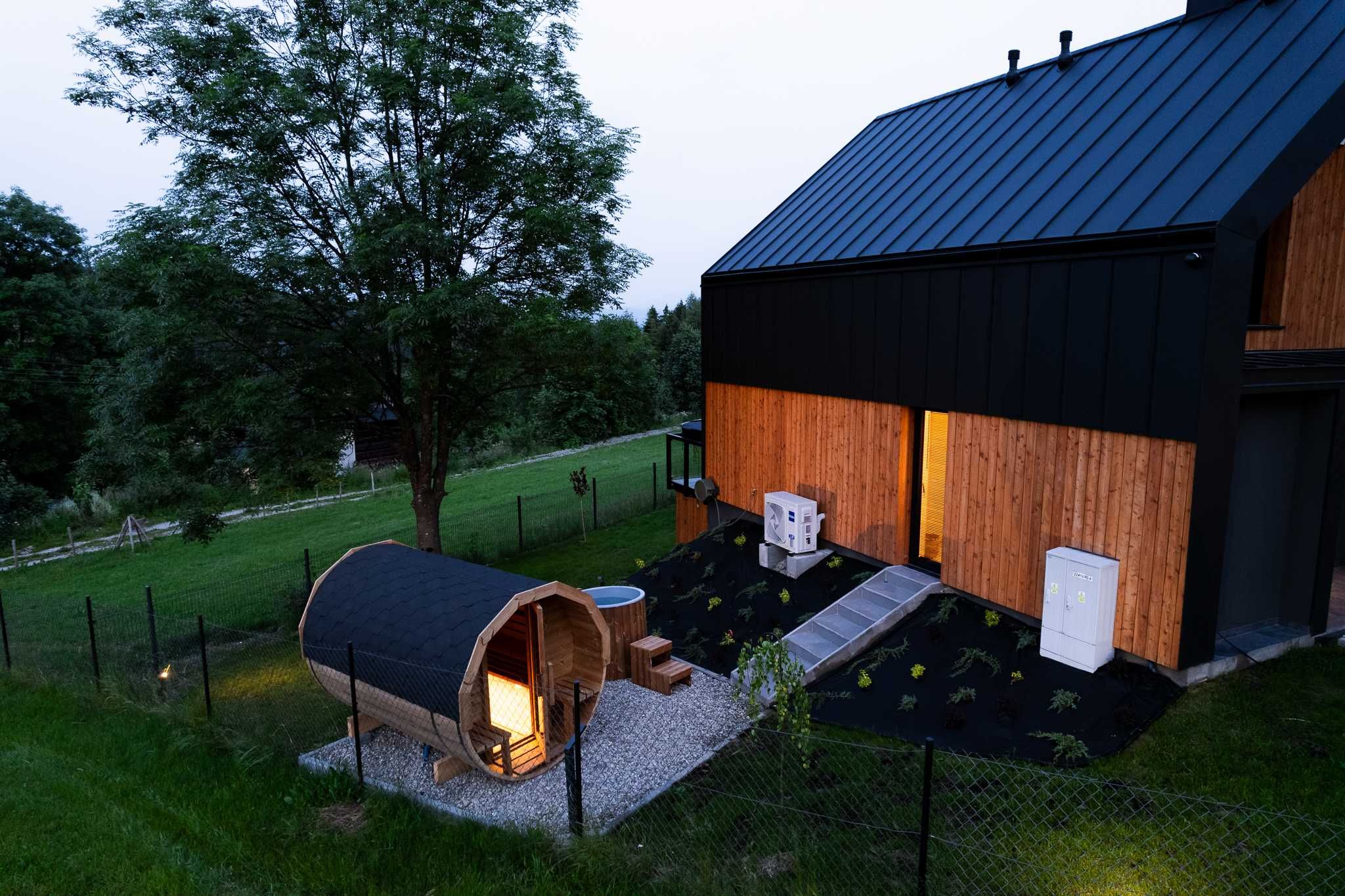 Domek z sauna i jacuzzi wysoki standard  - blisko Białka, Bukowina,