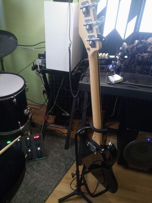 Gitara basowa Harley benton  pb20bk+ HB bass expander dodatki gotowy s