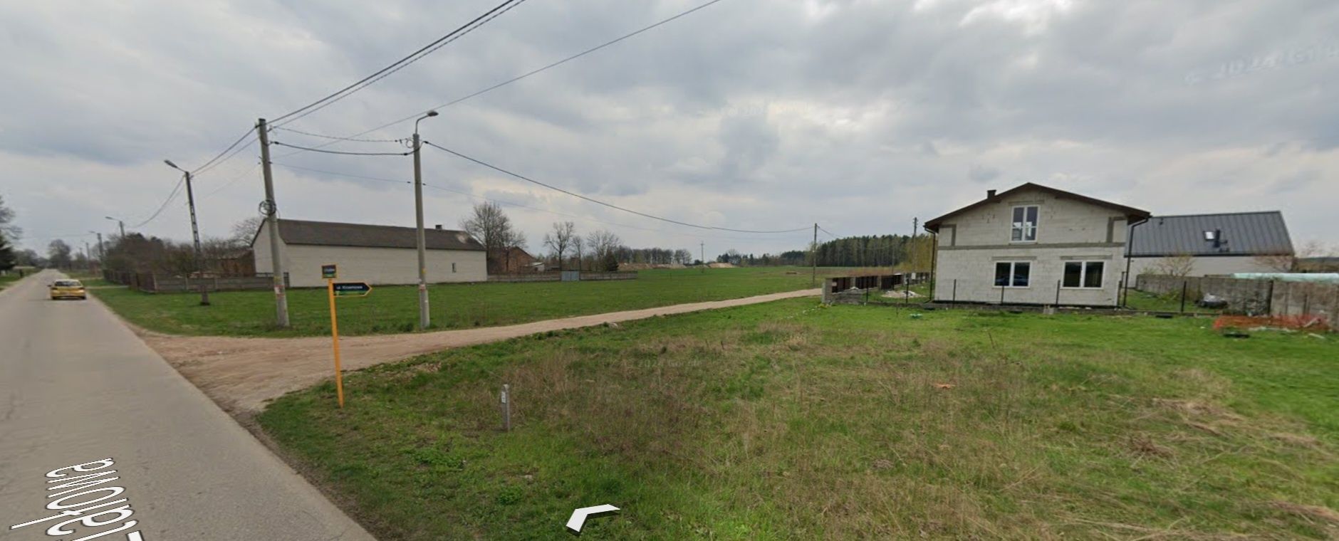 Działka budowlana 749 m² Krusze gm Klembów