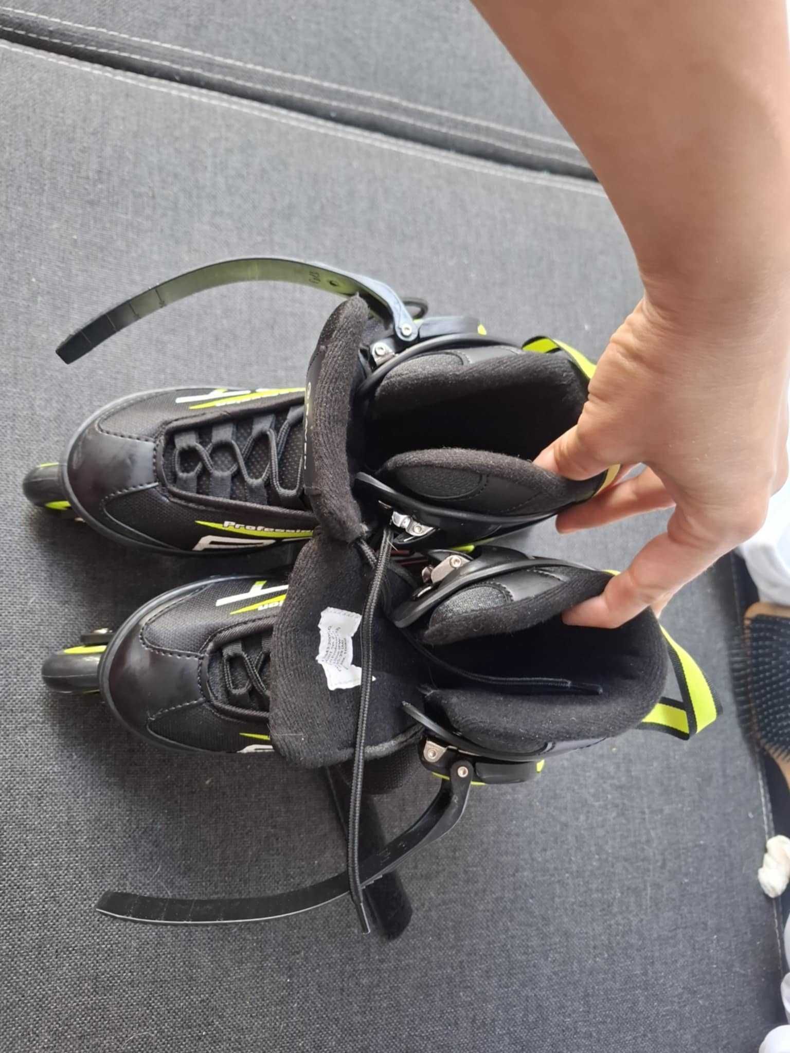 Rolki regulowane RAVEN Profession Black/Lime 35-39