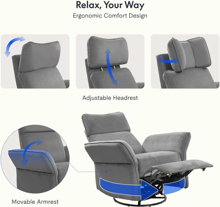 Nowy fotel relaksacyjny / krzesło elektryczne / sofa / szezlong !K450!