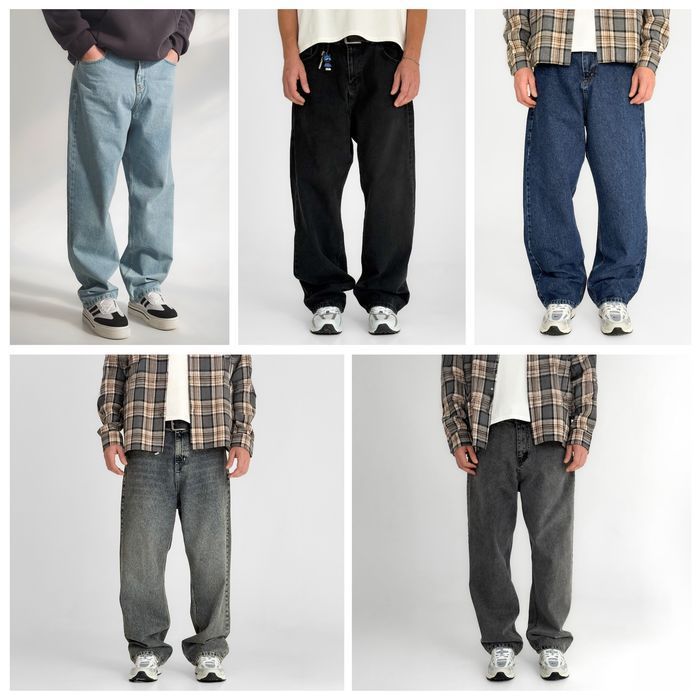 Джинси чоловічі baggy jeans, широкие джинсы мужские реп rap sk8 ск8 L