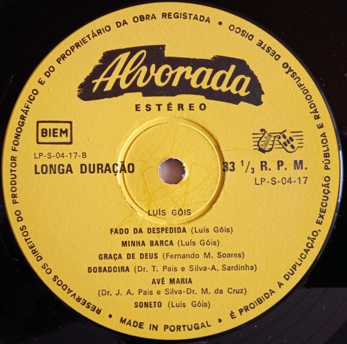 José Afonso / Luis Góis	- - - - -		Coimbra	- - - - -	LP