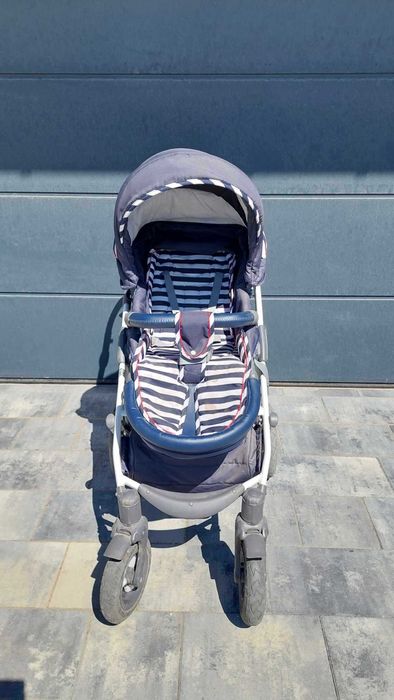 Wózek spacerowy tako marine 3w1 + baza ISOFIX