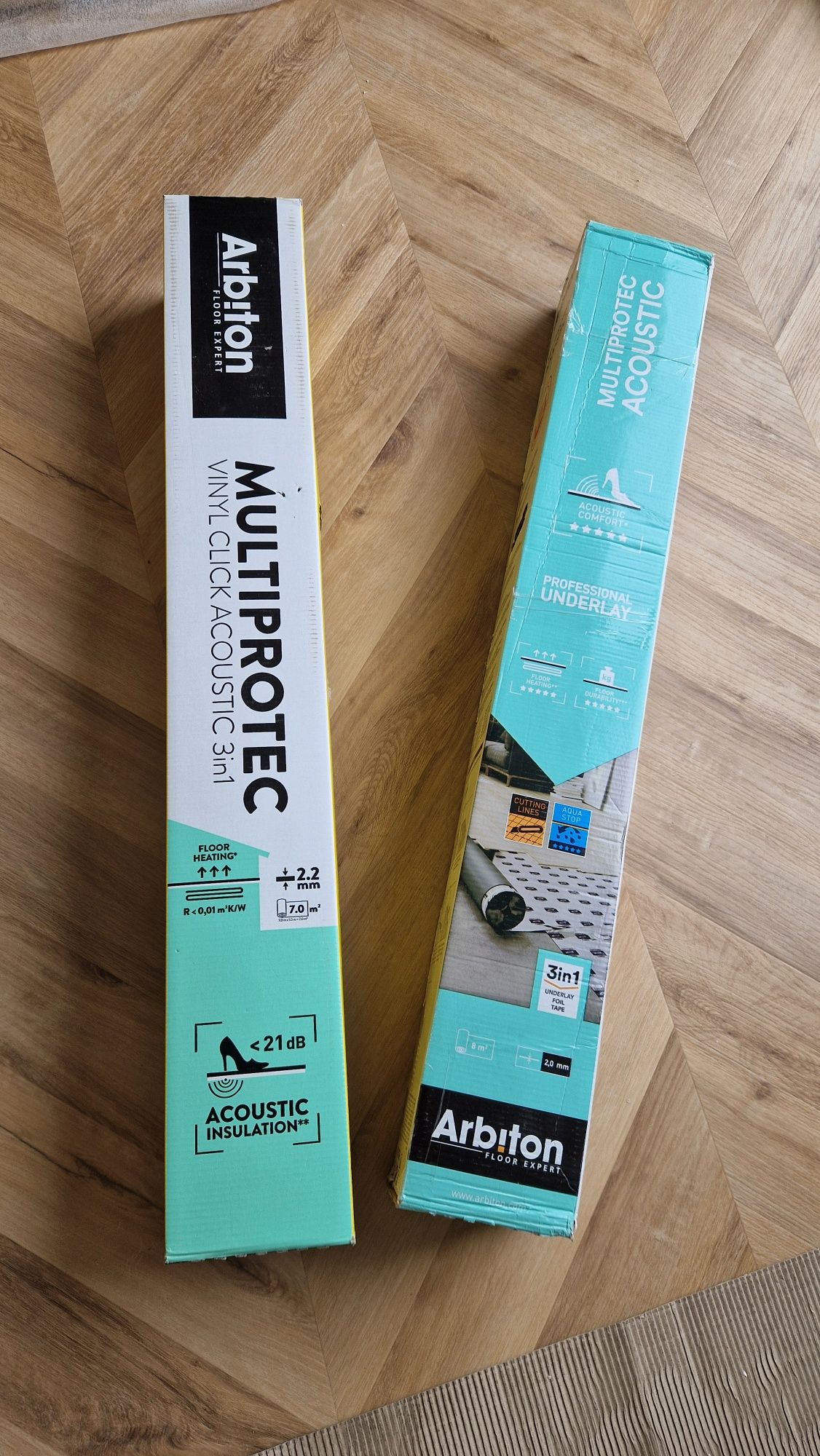 Podkład pod panele  laminowane Arbiton MULTIPROTEC Acoustic 3w1