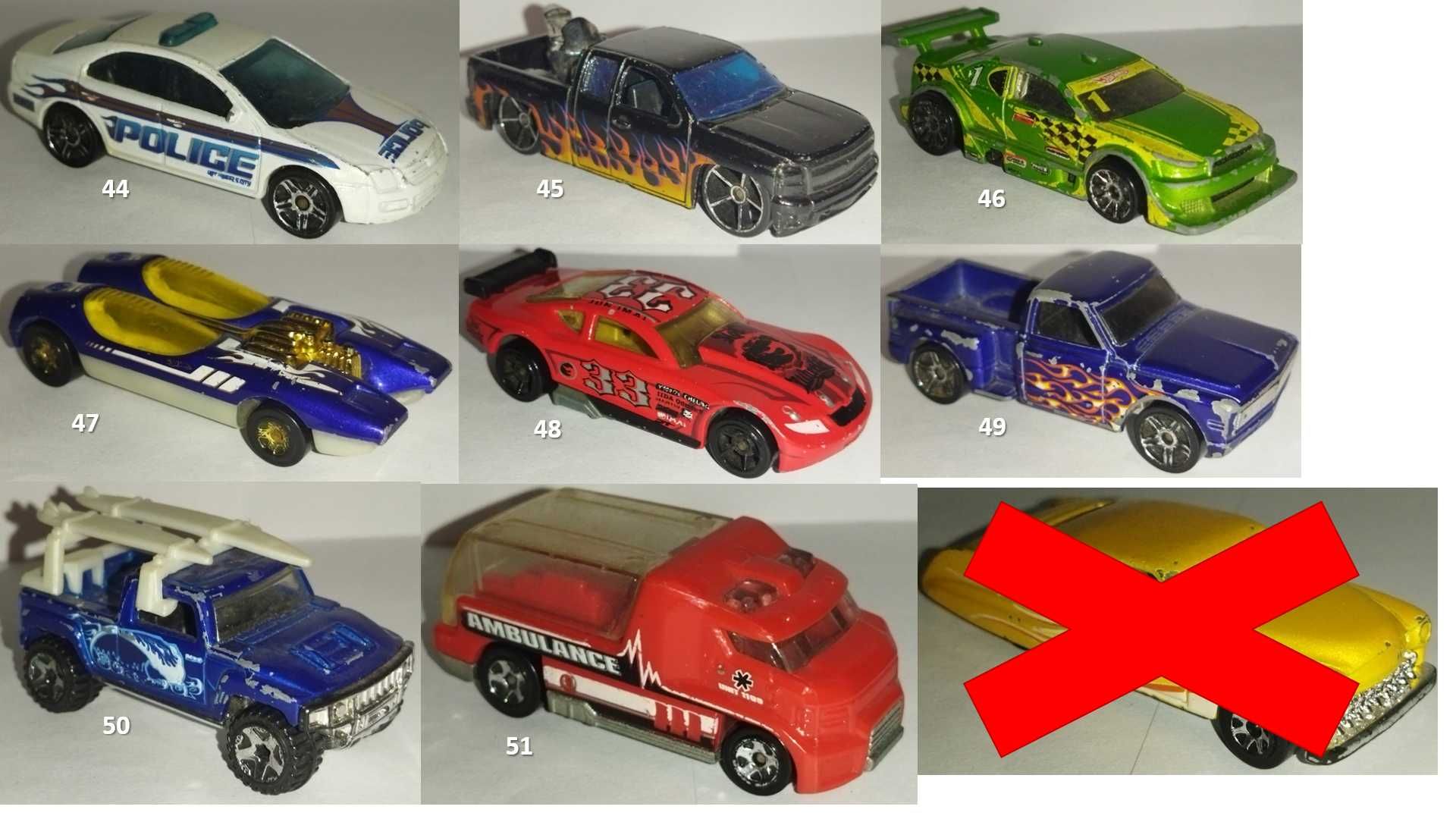 Hot Wheels автомобілі на вибір