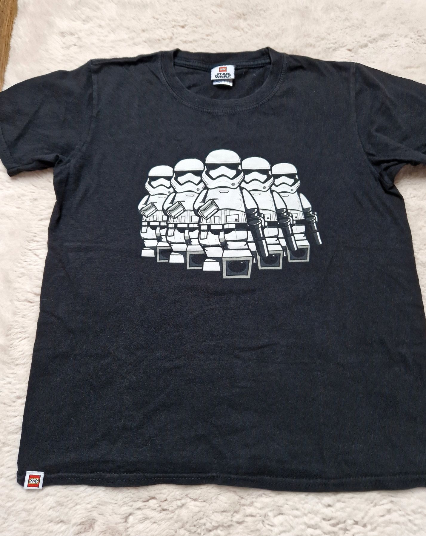 Oryginalny czarny t-shirt Lego Star Wars, 9-10 lat, 146-152 cm