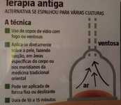Massagem  a vácuo.