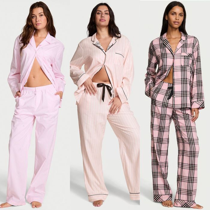 Фланелевий довгий піжамний комплект Victoria's Secret. XS, S, М, L.