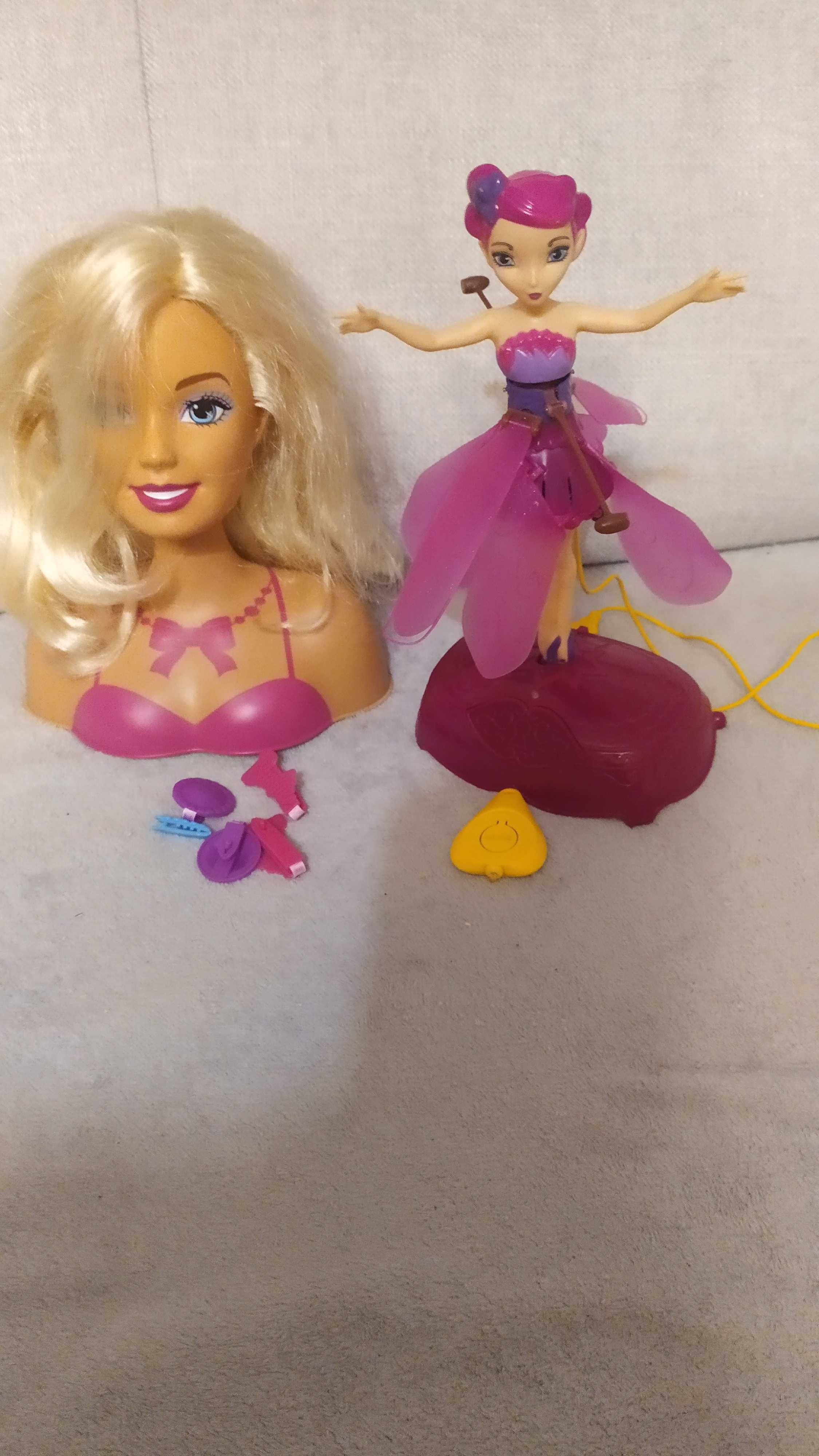 Barbie do czesania + latająca wróżka