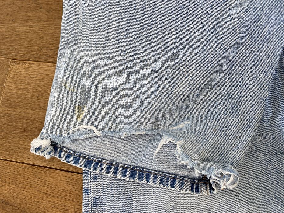 Spodnie jeansy dżinsy H&M Divided 34 niebieskie szerokie luźne baggy