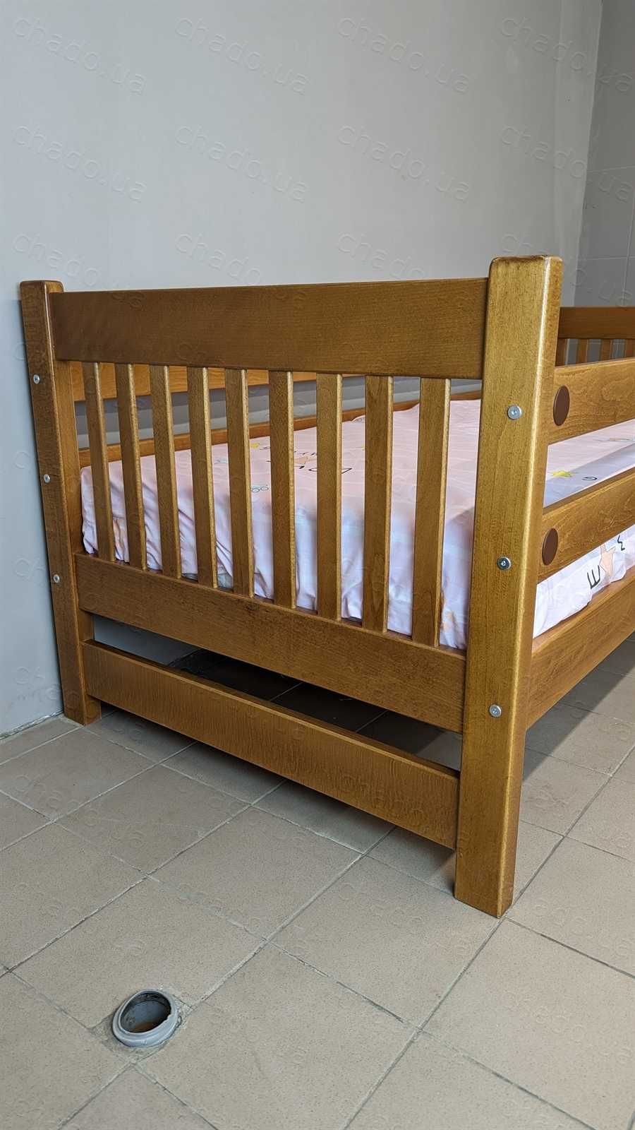 Дитяче Букове Ліжко на Ламелях / Ліжечко для Дитини ! Детская Кровать.