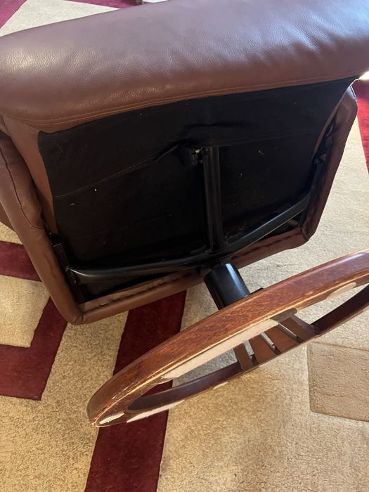 Шкіряне Крісло Реклайнер з Данії Натуральна шкіра