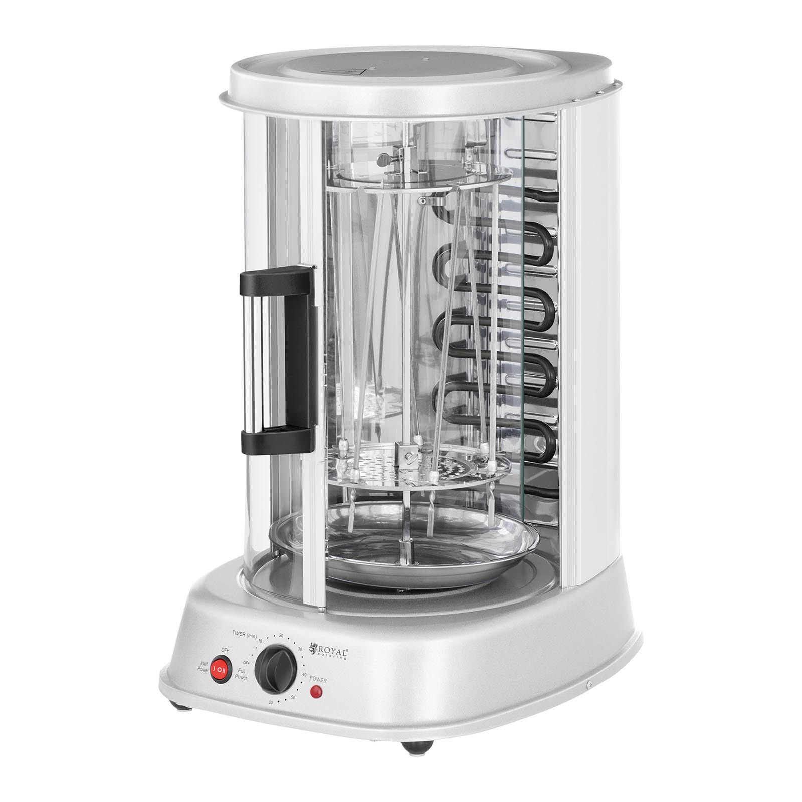 MINI opiekacz grill do kebaba gyrosa warzyw pionowy 3w1 1800W