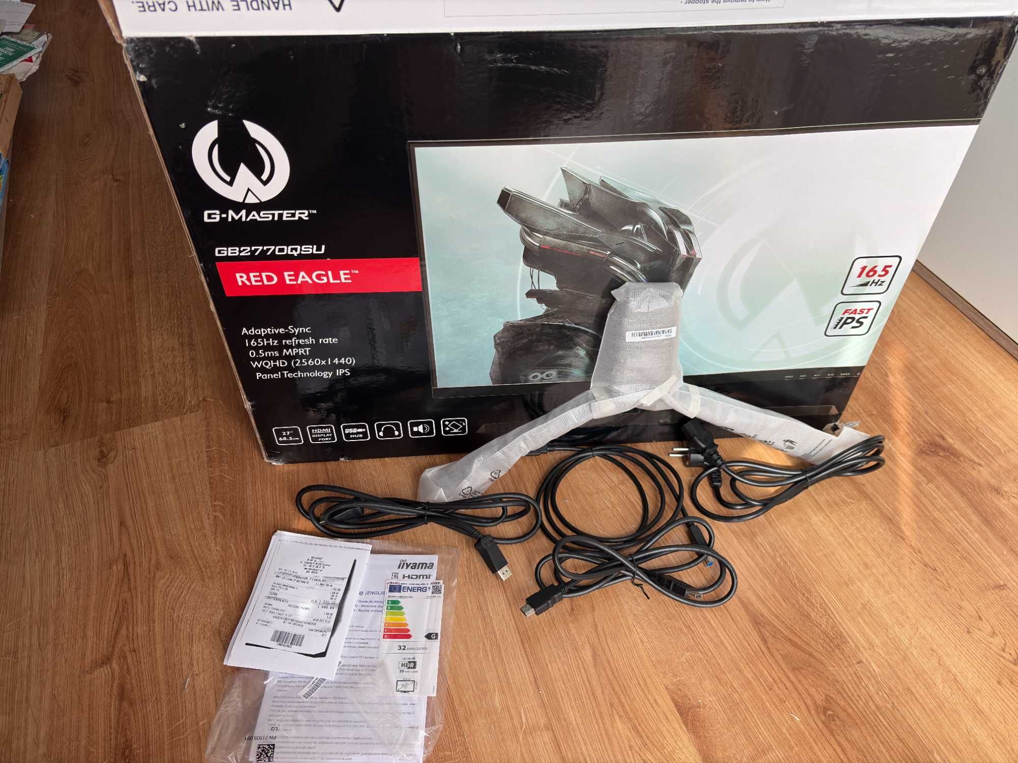 IIYAMA G-Master GB2770QSU-B1 27" 2560x1440px IPS 165Hz || GWARANCJA