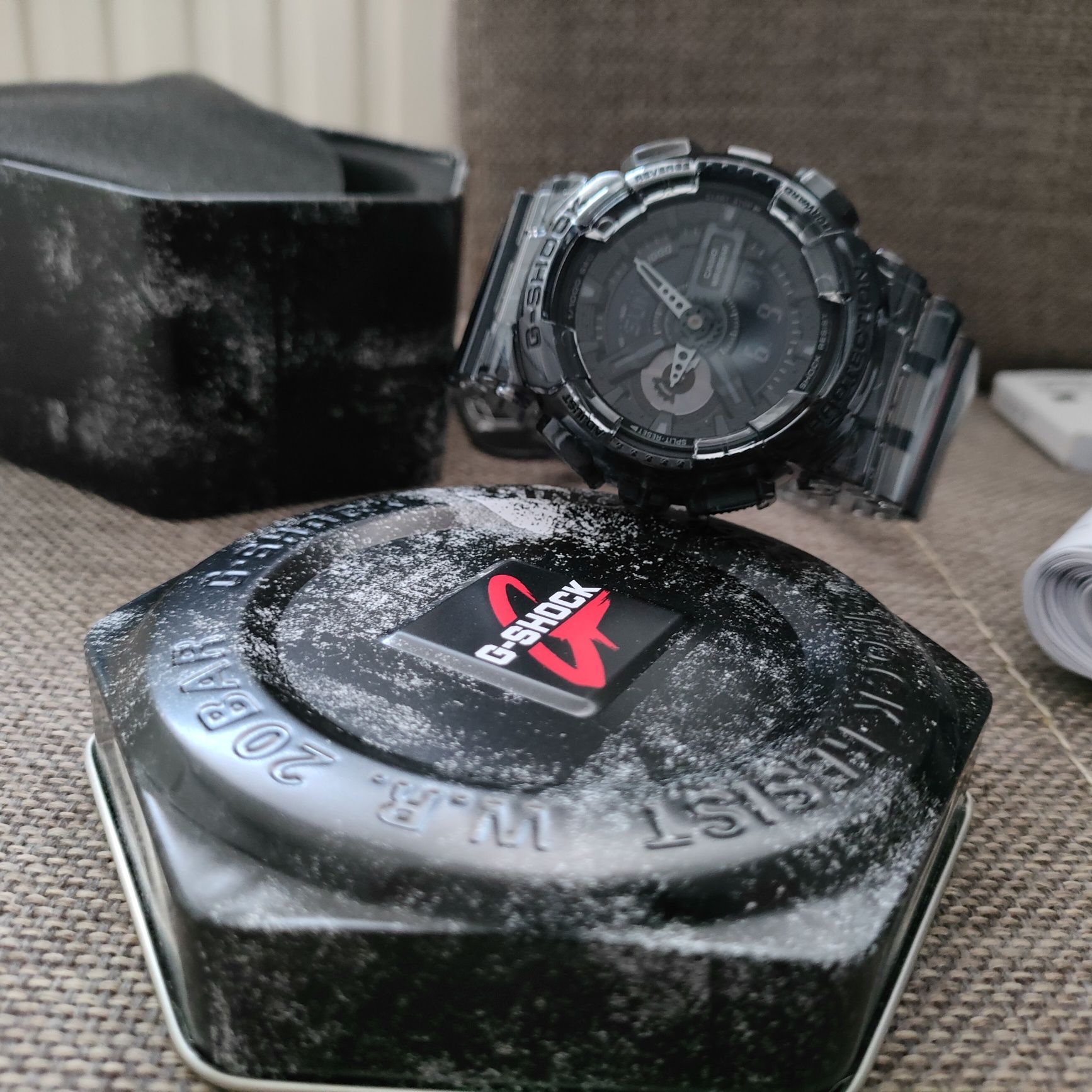 Casio zegarek GA-110SKE-8AER nowy okazja na prezent