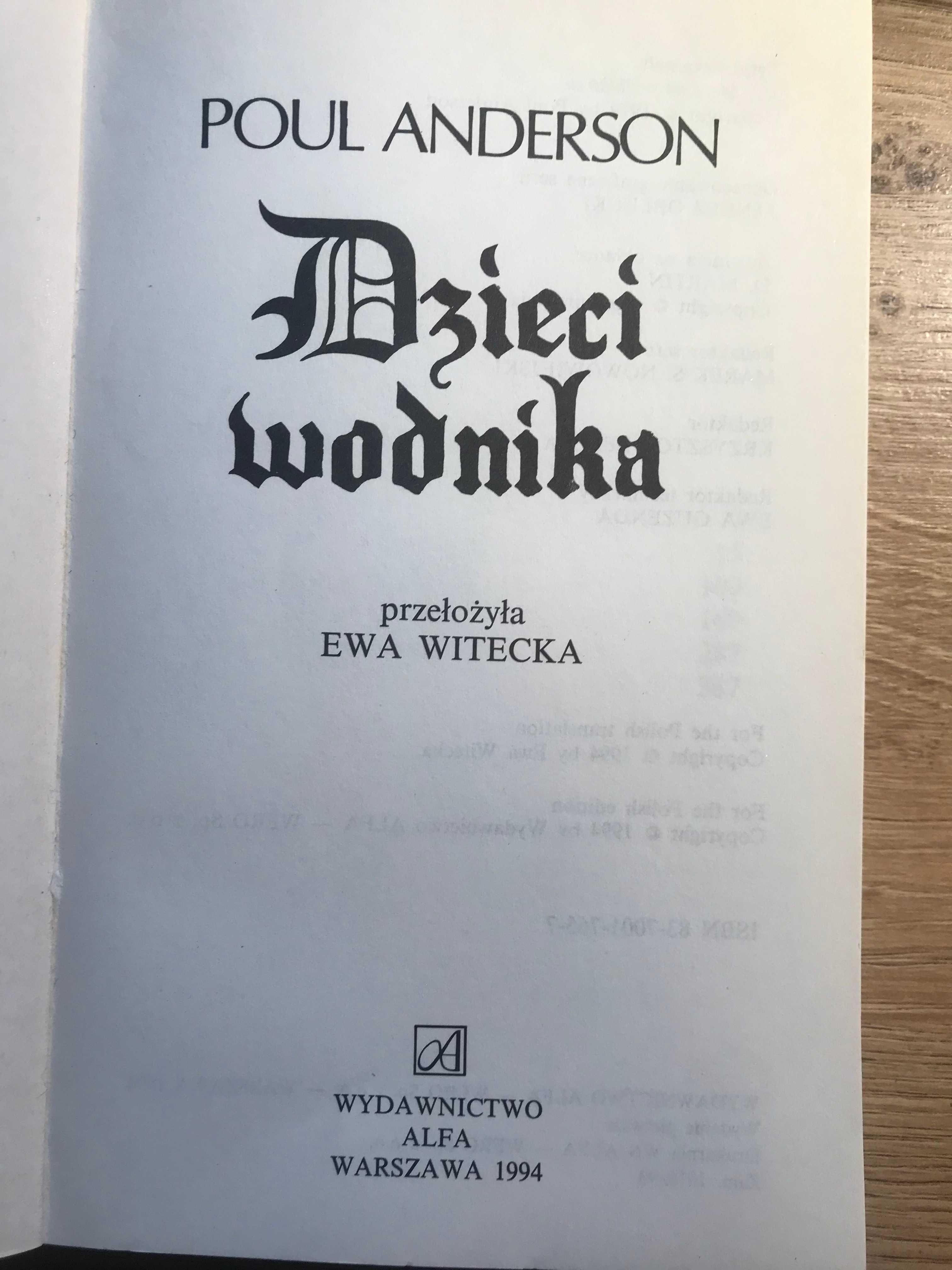 Dzieci wodnika Poul Anderson. 1994 r.