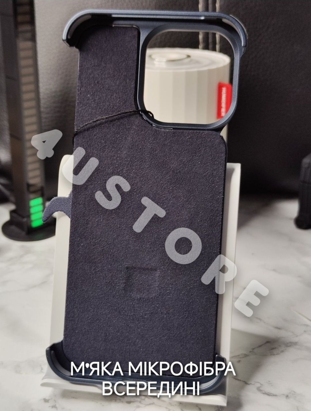 Чехол Magsafe на iPhone 15 Pro Max кожа метал шкіряний метал бампер
