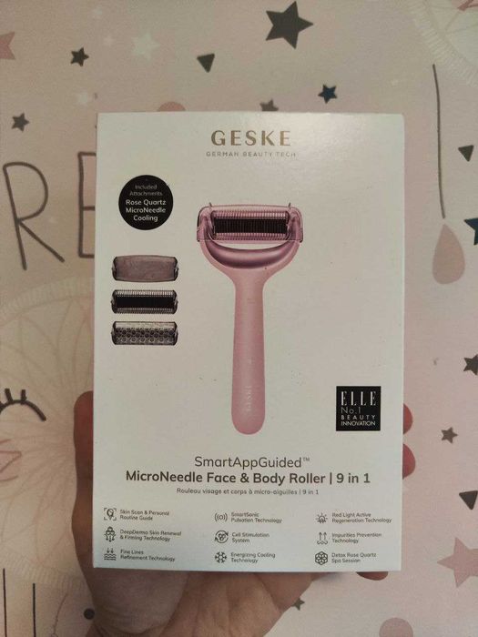 Ролик з мікроголками GESKE MicroNeedle Face & Body Roller 9 в 1