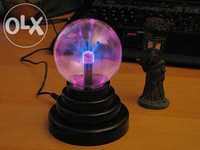 Bola de plasma USB Lâmpada Ambiente Iluminação Globo LED NOVO