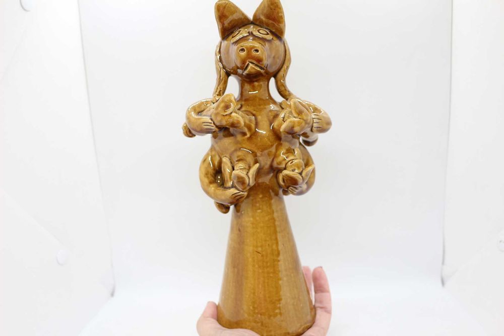 Figurado de Barcelos Porca com Filhos de Júlia Ramalho 27 cm