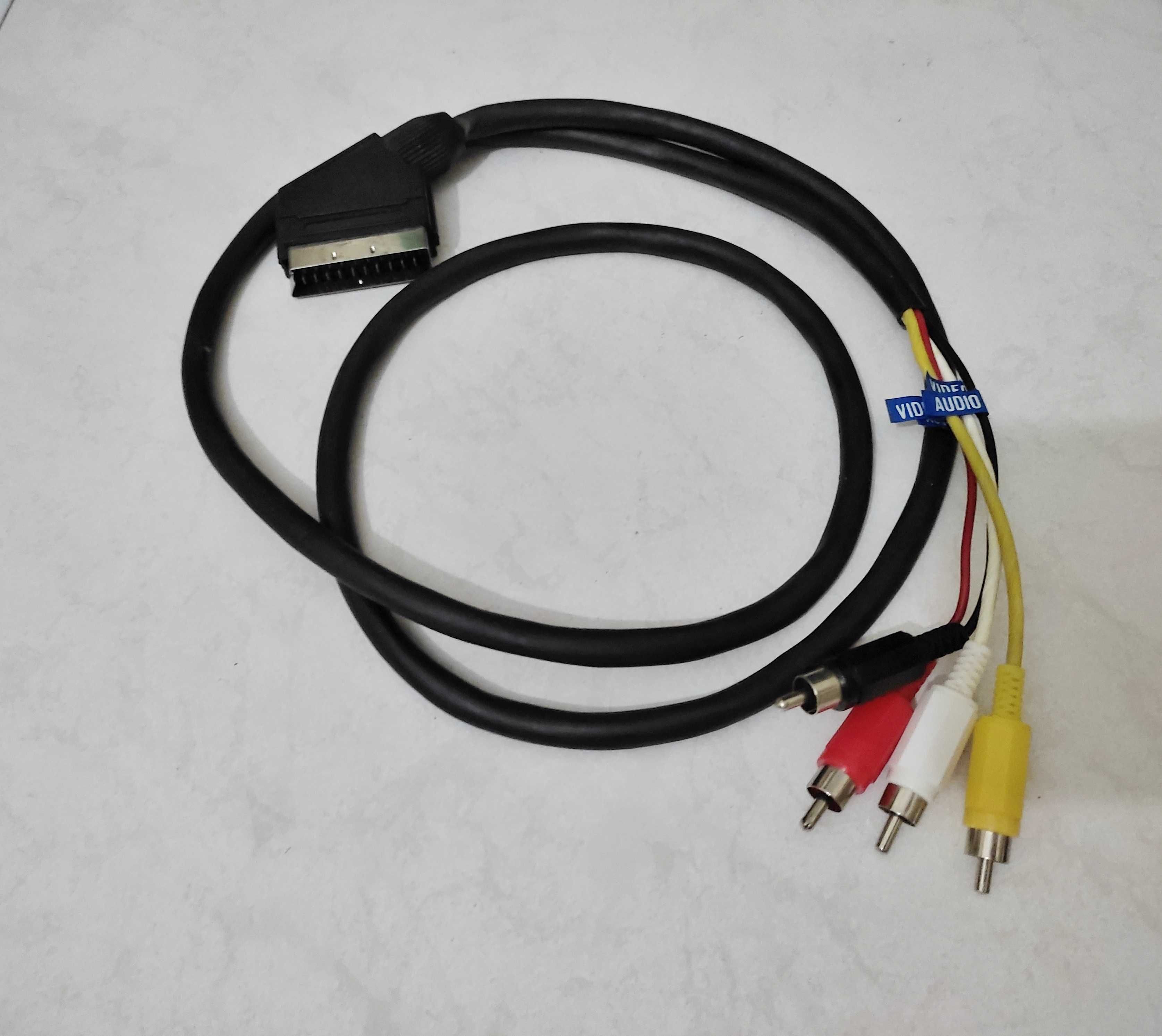 Cabo Scart + 4 RCA