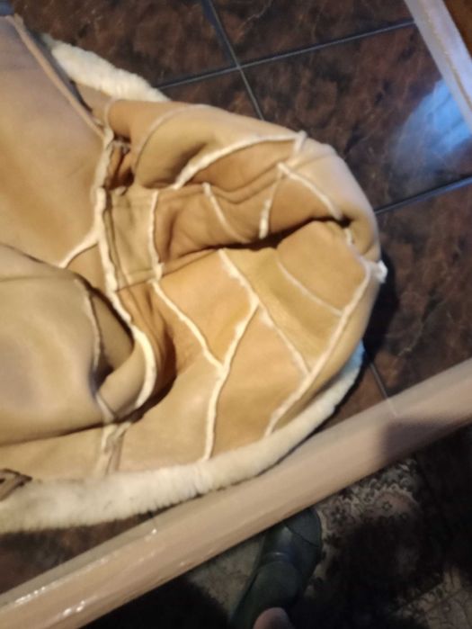 Kożuch damski efektowny