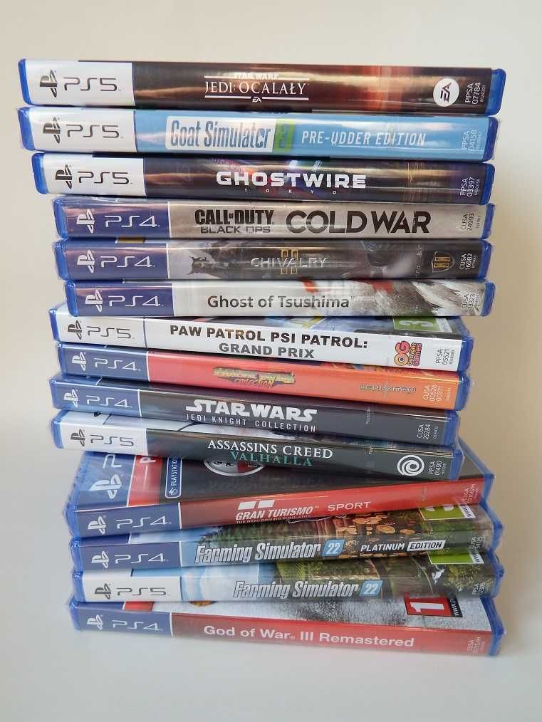 KUTNO GRY PS4 PS5 Jedi Ocalały GOAT3 GOD OF WAR Call Of Duty PS5