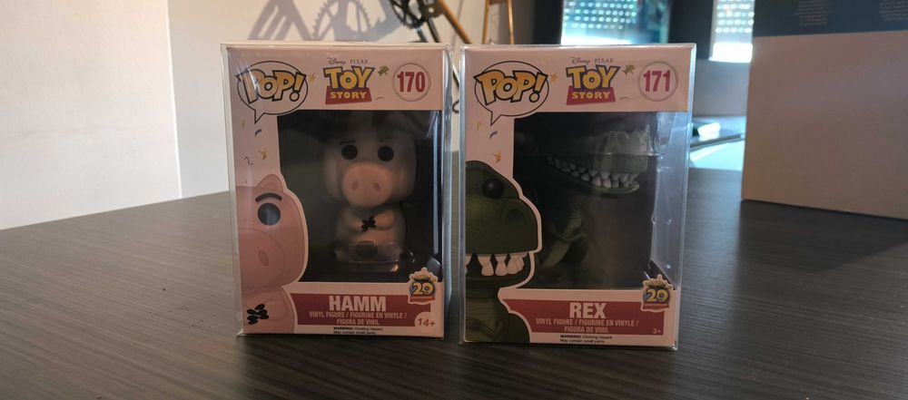 Pop funko Rex + hamm verdadeiros