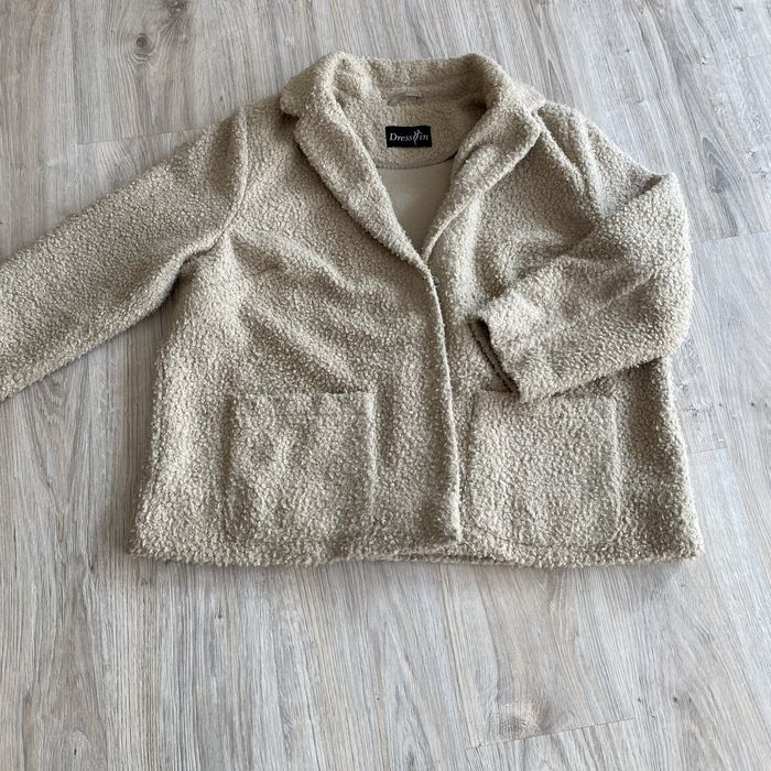 Kurtka koszulowa bezowa