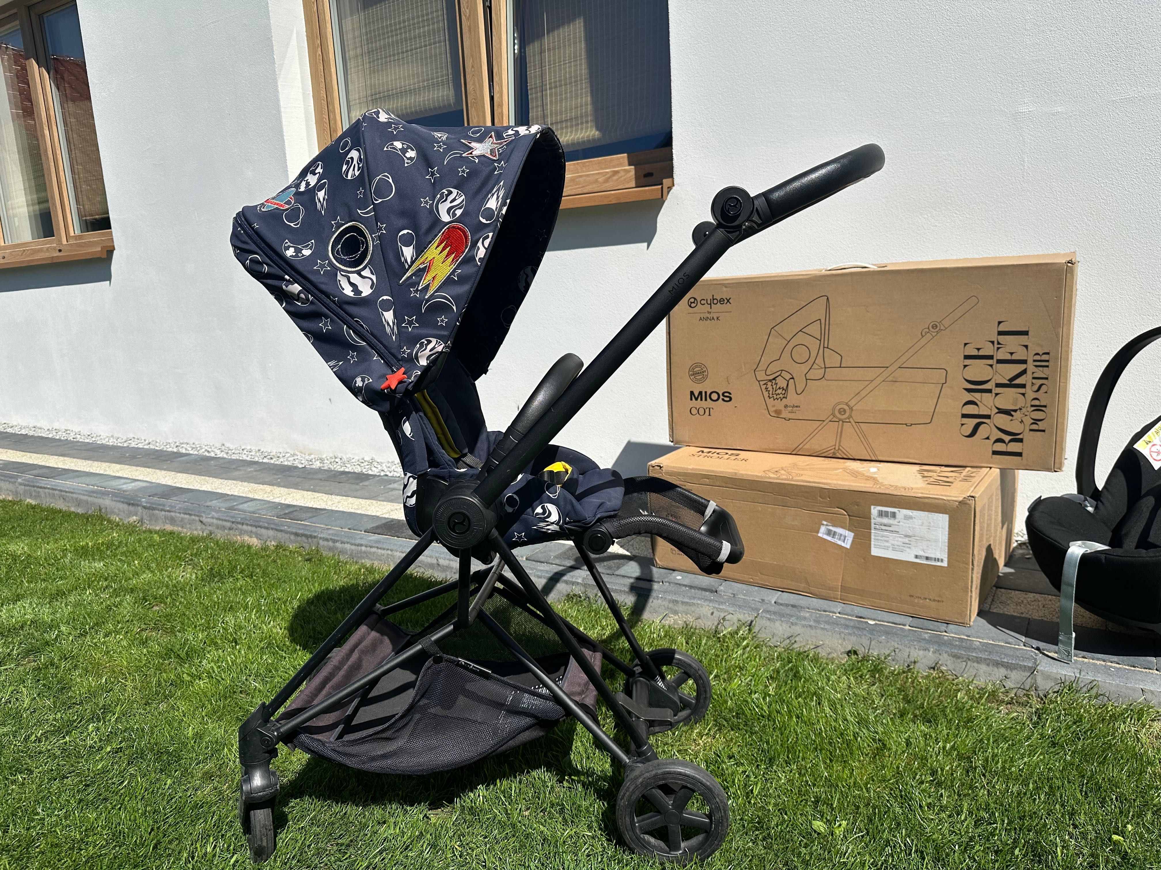 Wózek Cybex Mios 3w1 fotelik nosidło cybex iSize Z Rocket space