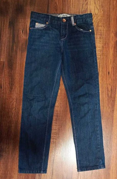 Spodnie r.128 dla dziewczynki stan jak nowe