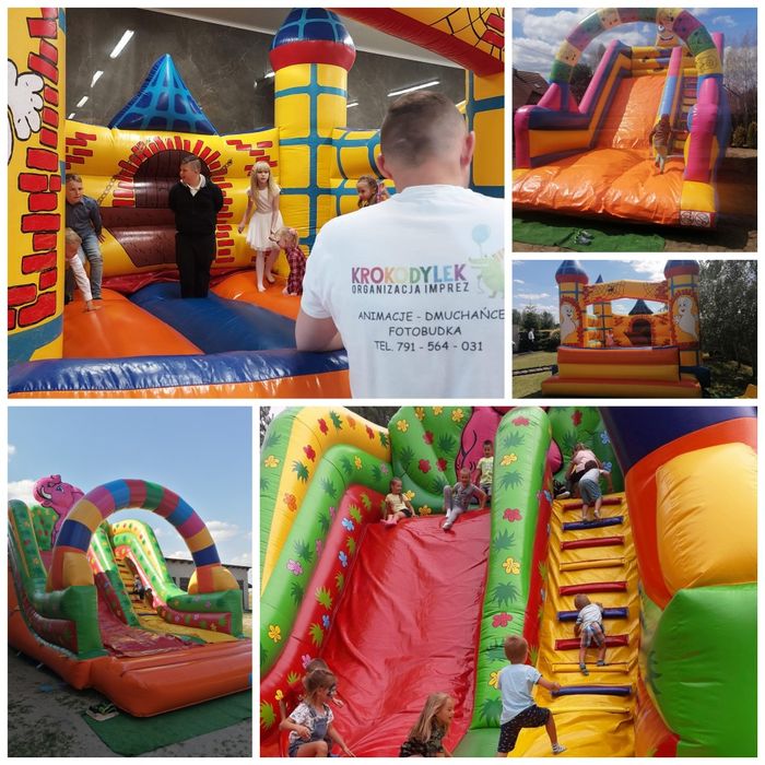 Animacje dla dzieci, zamek dmuchany, zjeżdżalnia dmuchana,