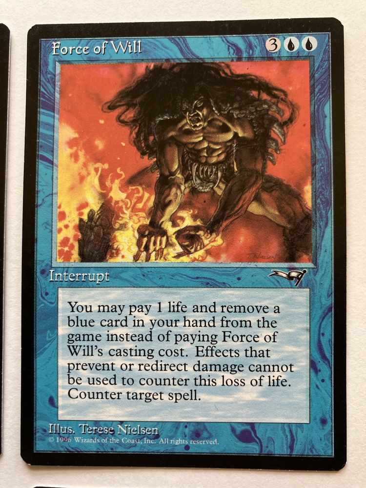 Magic the gathering , Force of will playset