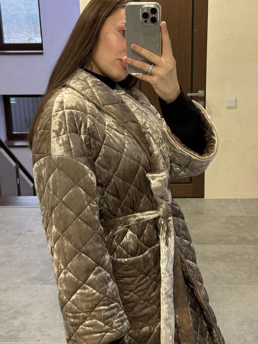 Пальто стьобане жіноче