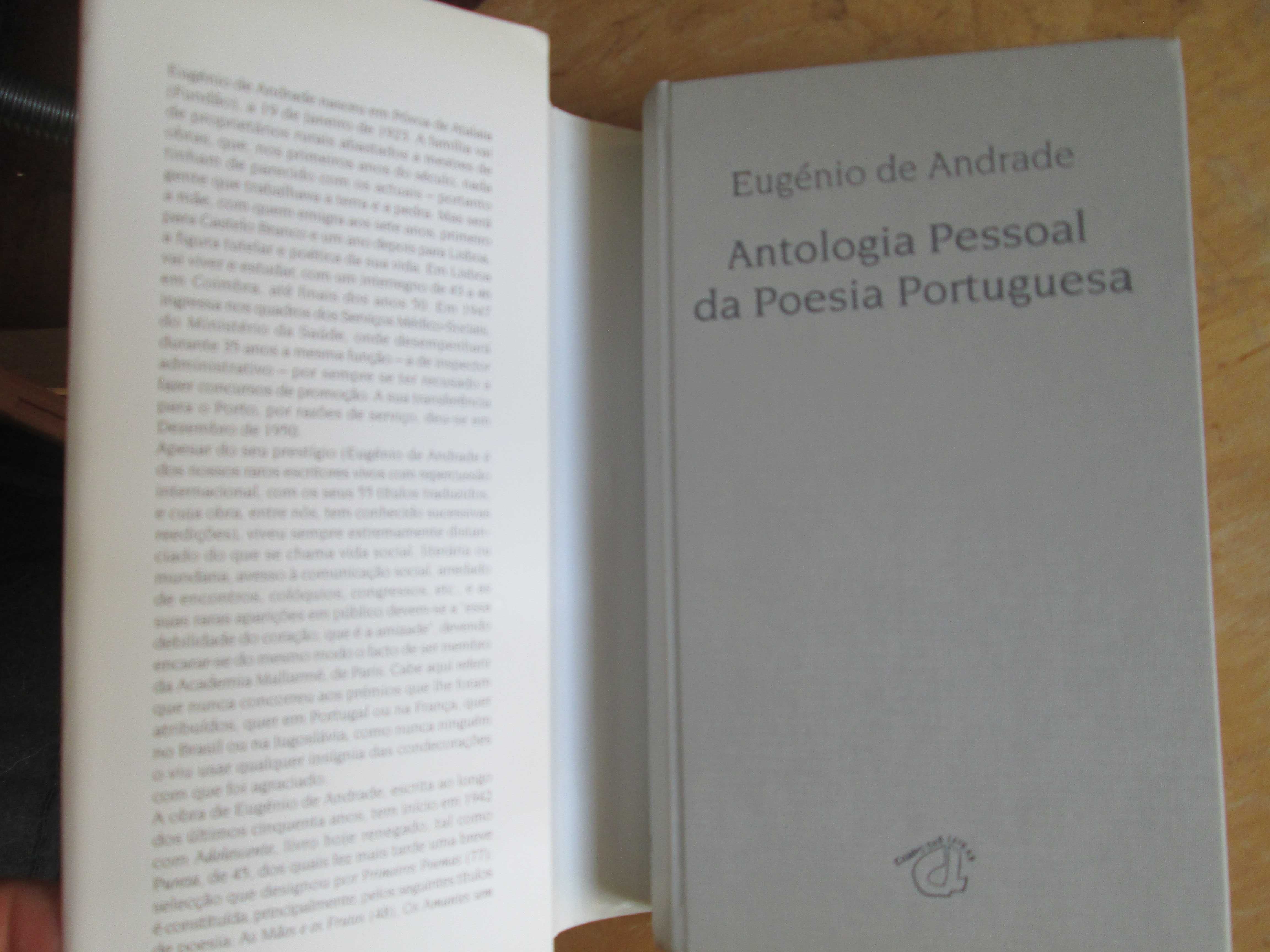 Antologia Pessoal da Poesia Portuguesa, org. por Eugénio de Andrade