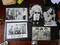 postais promocionais musica Elton John Doors  Hendrix Bee Gees