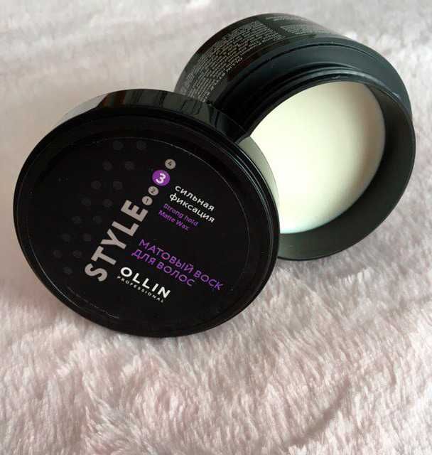 Матовый воск для волос сильной фиксации Ollin Style Strong Hold Matte