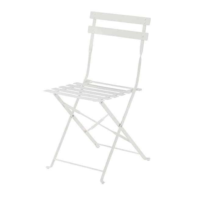 Conjunto Varanda Branco Mesa + 2 Cadeiras