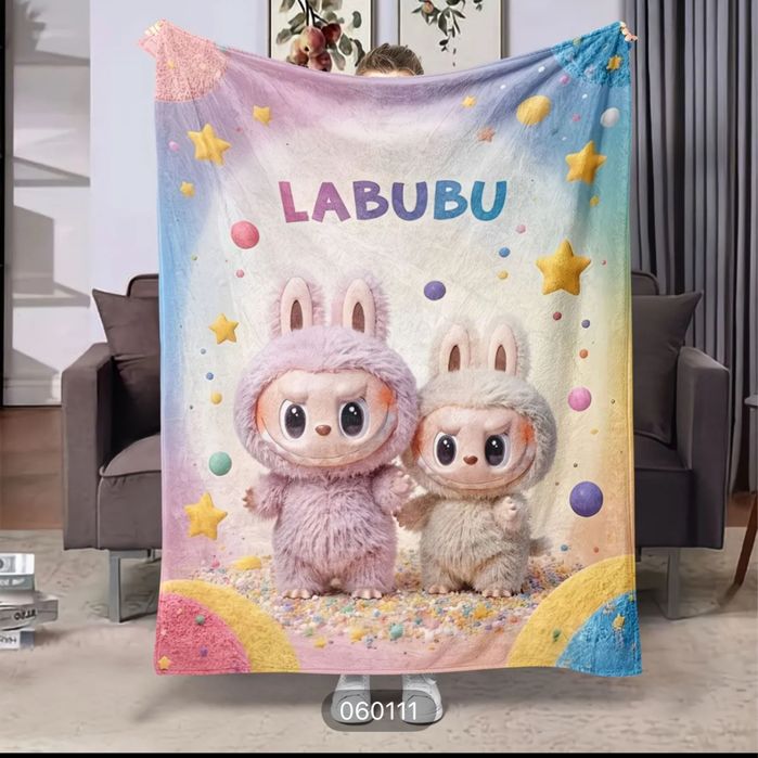 Плед покривало лабубу labubu 150*200 , 130*150