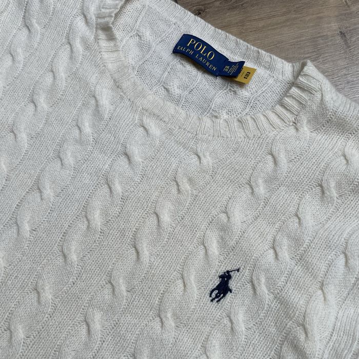 Светр Ralph Lauren. Базовий светр Polo ralph lauren крупної вязки