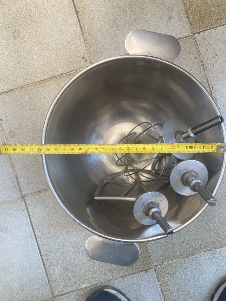 Pecas para batedeiras em aluminio balde em inox